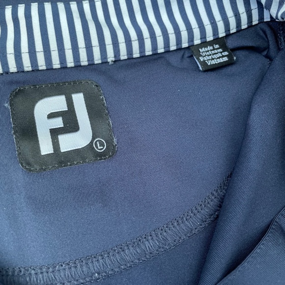 FootJoy FJ Golf Shirt Navy Blue West Haven Golf & Country Club Logo Men’s Large - Picture 16 of 16